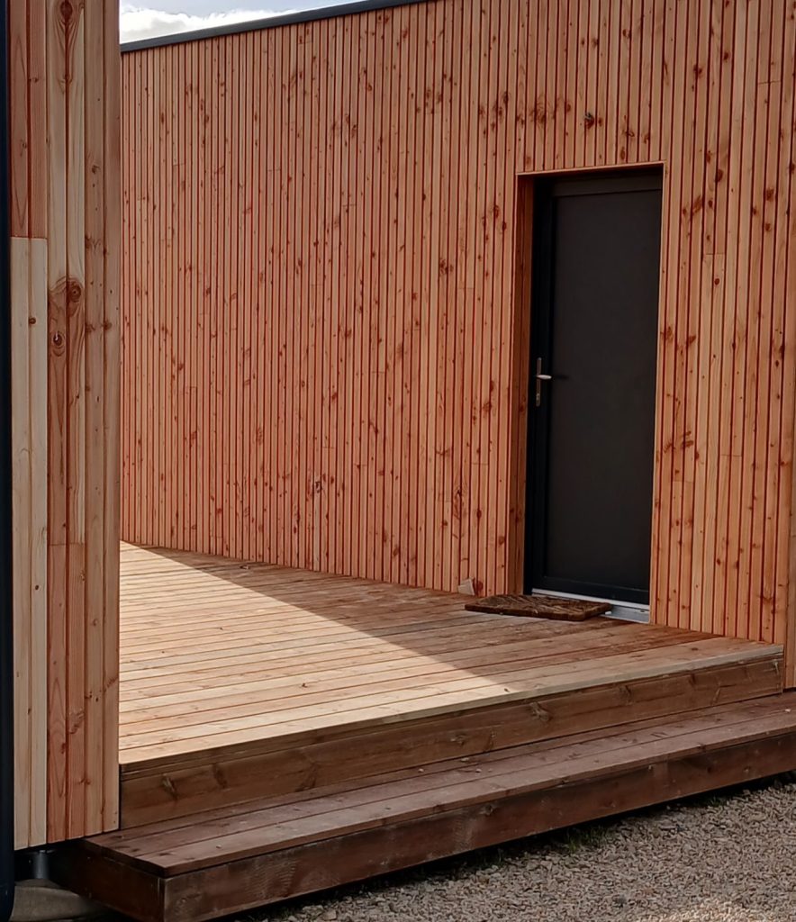 Terrasse en bois pin