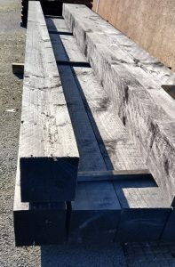 Poteaux bois 150x150mm Traité 3 GRIS  Long 4m